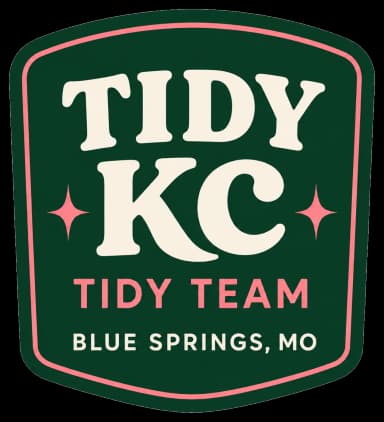 Tidy KC commercial cleaning team sticker for Blue Springs, MO