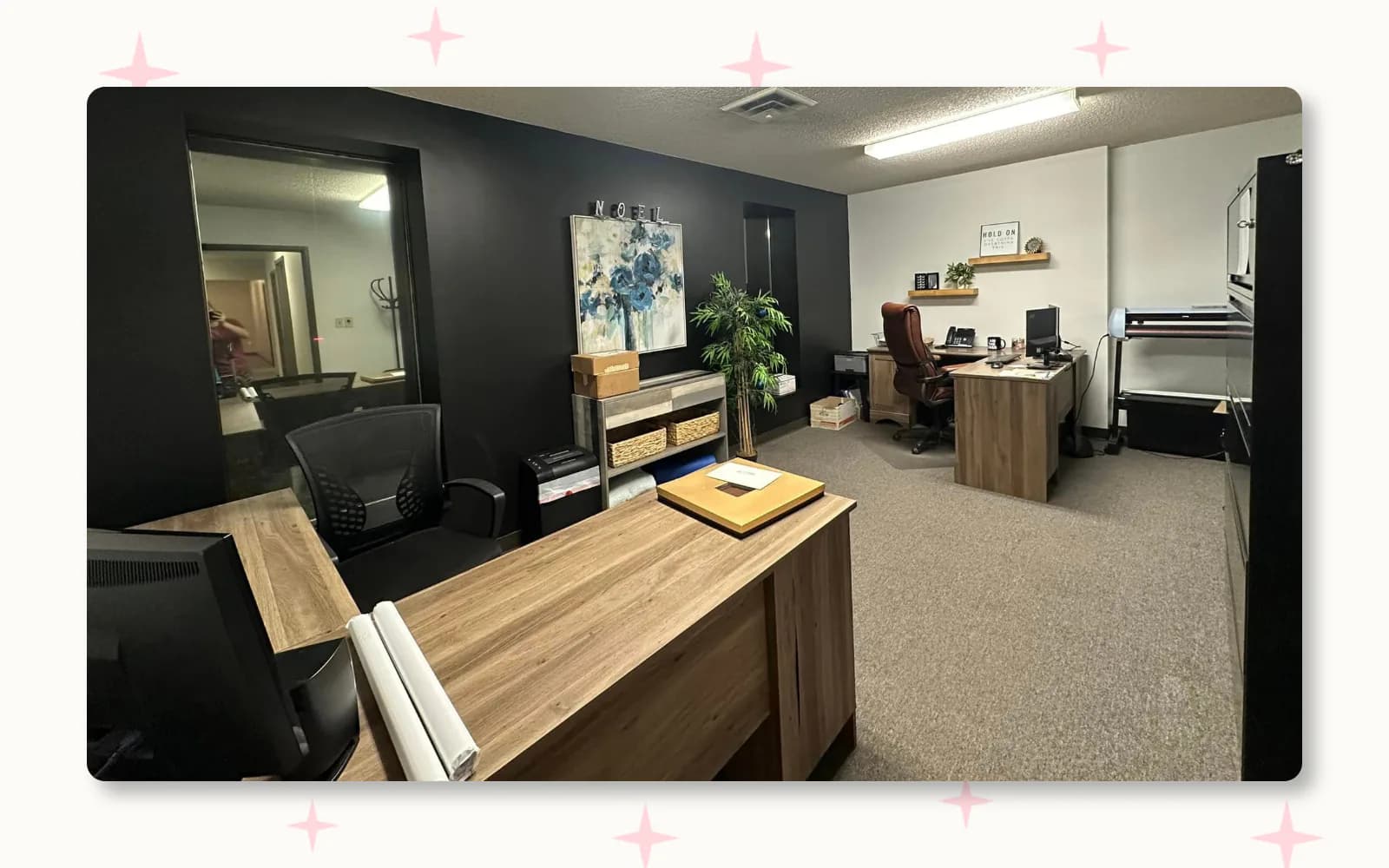Admin office cleaning completed by Tidy KC