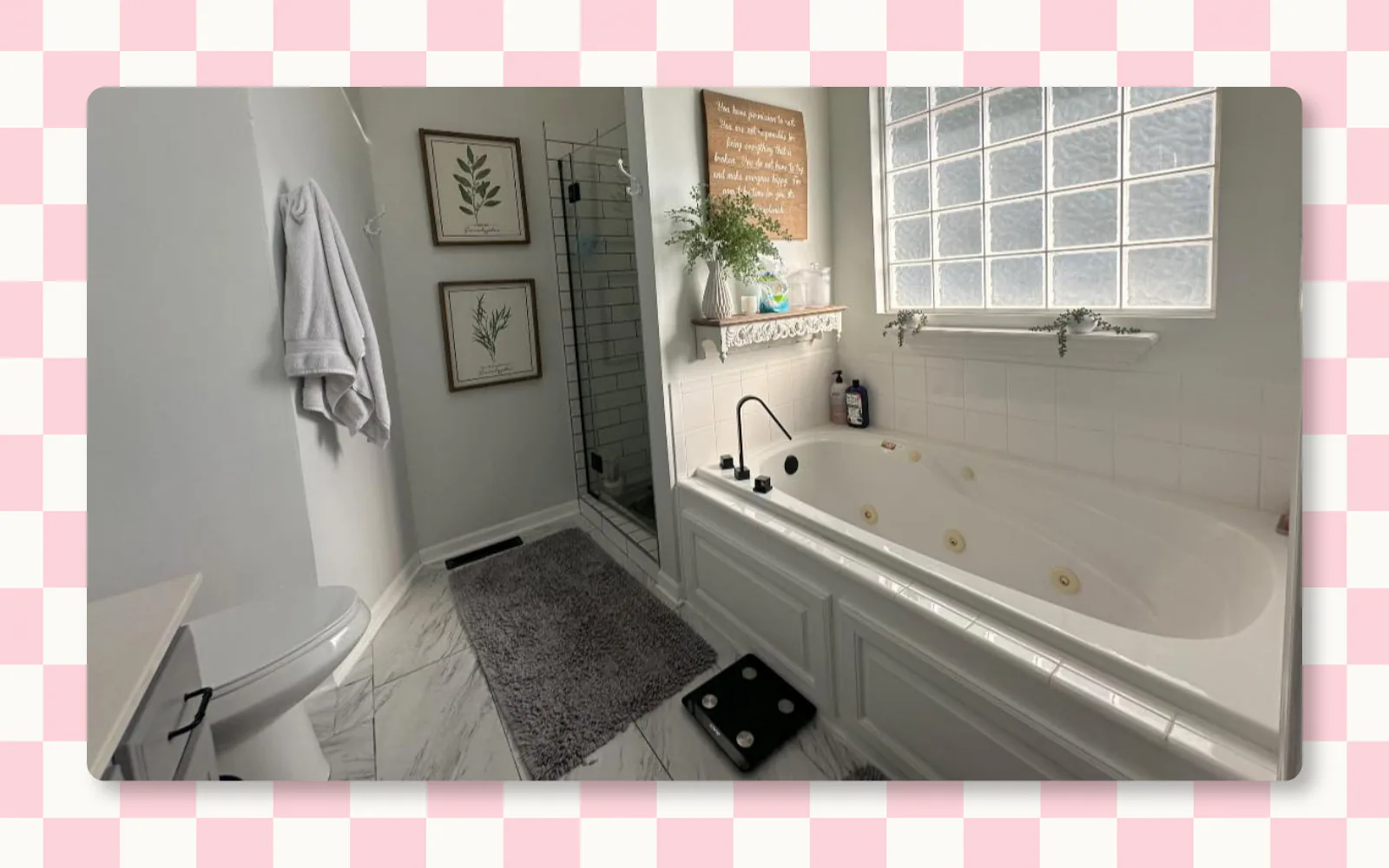 Residential bathroom refresh completed by Tidy KC
