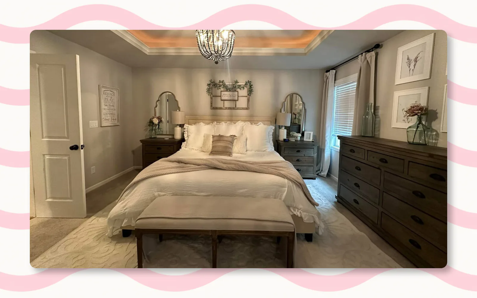 Residential bedroom cleaning completed by Tidy KC