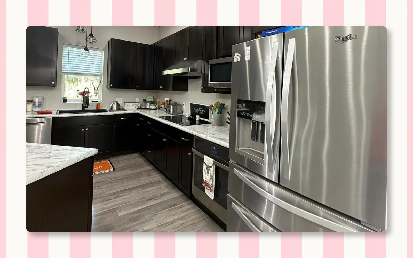 Residential bright kitchen cleaning completed by Tidy KC