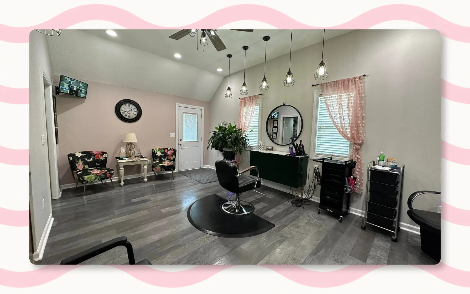 Salon cleaning completed by Tidy KC