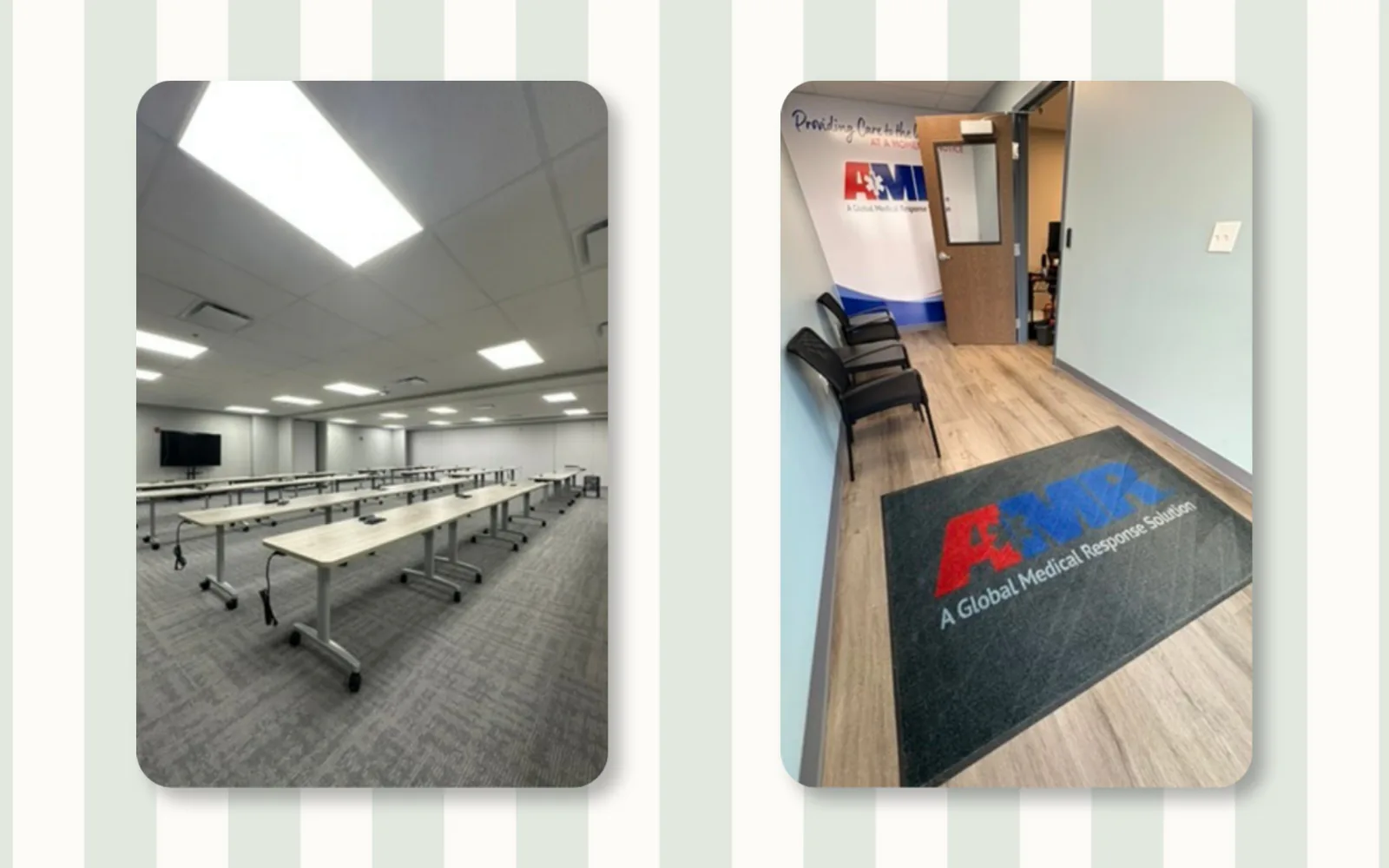 Commercial breakroom and kitchenette cleaned by Tidy KC
