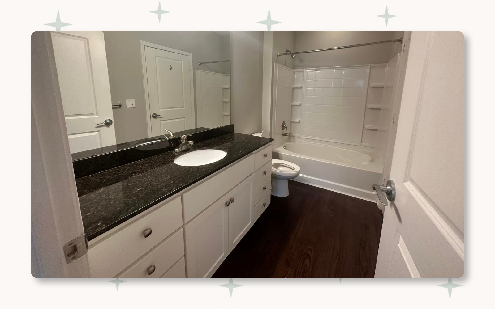 Move-in bathroom clean completed by Tidy KC