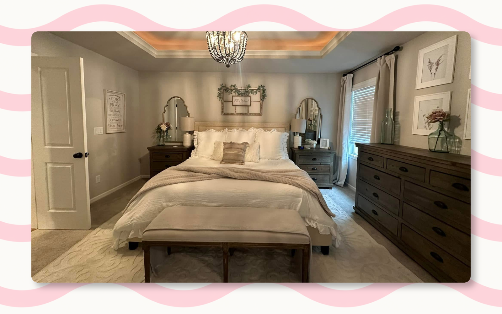 Residential bedroom cleaning completed by Tidy KC